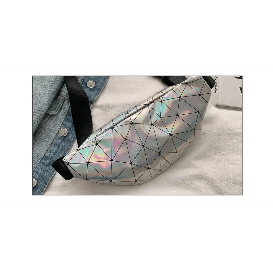 Fashion Holographic Women Waist Bags Modern Fanny Pack Adjustable Belt Bag Excellent Design Waist Packs Chest Phone Pouch