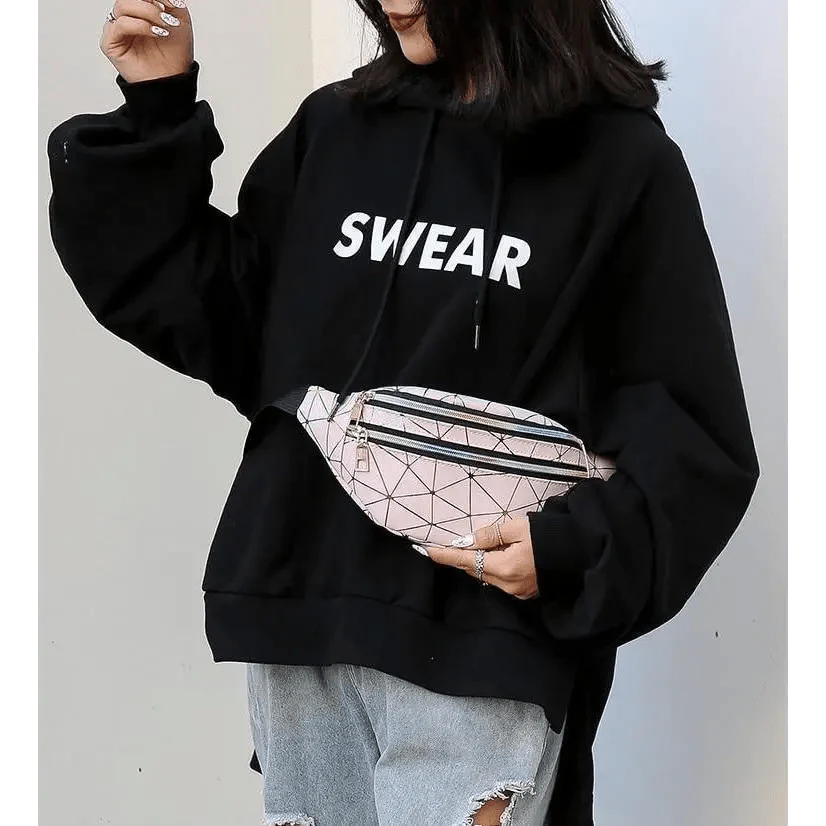 Fashion Holographic Women Waist Bags Modern Fanny Pack Adjustable Belt Bag Excellent Design Waist Packs Chest Phone Pouch