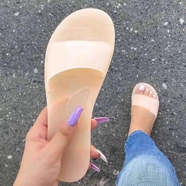 Fashion Jelly Women Slippers Summer Candy Colors Elegant Modern Design For Womens