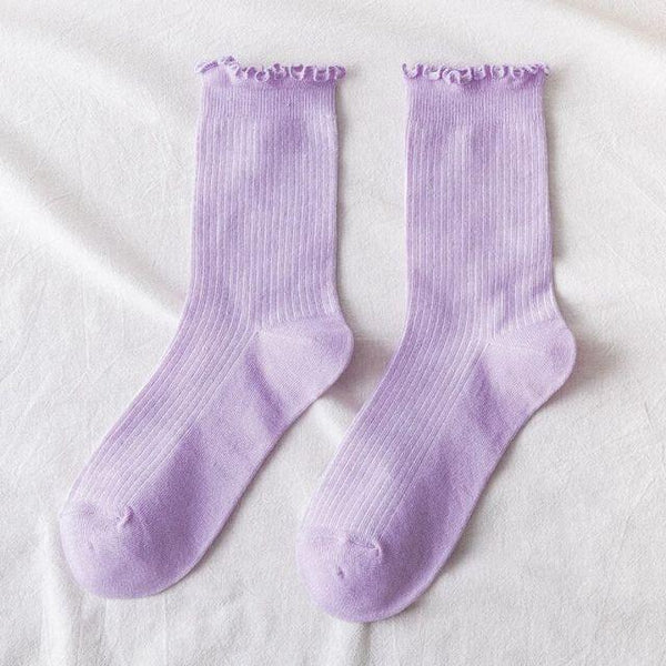 Fashion Lace Ruffled Soft Cotton Female Sock Spring And Summer Cute Socks Sweet Princess Girls Comfortable Breathable Cute Socks For Women