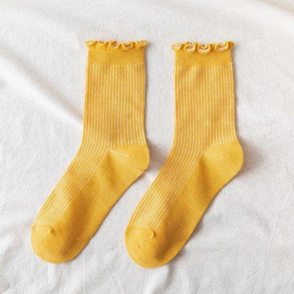 Fashion Lace Ruffled Soft Cotton Female Sock Spring And Summer Cute Socks Sweet Princess Girls Comfortable Breathable Cute Socks For Women