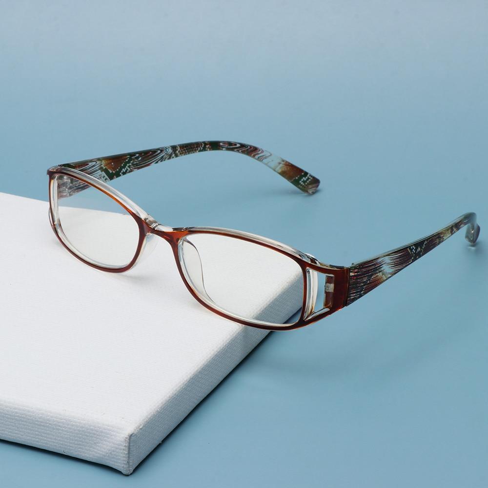 Fashion Men Women Reading Glasses Rectangle Spring Anti Glare Lightweight Reading Eyeglasses No Screw Detachable Design Eyeglasses Hyperopia Presbyopia Vision Care Eyewear