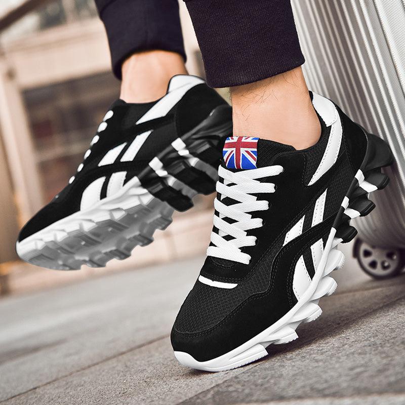 Fashion Mens Running Light Breathable Shoes Mens Sneakers Light Weight Running Elegant Soft Sneakers Comfortable Athletic Running Sneakers