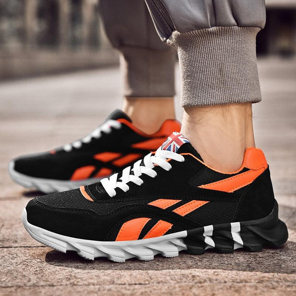 Fashion Mens Running Light Breathable Shoes Mens Sneakers Light Weight Running Elegant Soft Sneakers Comfortable Athletic Running Sneakers