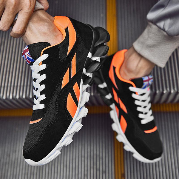 Fashion Mens Running Light Breathable Shoes Mens Sneakers Light Weight Running Elegant Soft Sneakers Comfortable Athletic Running Sneakers