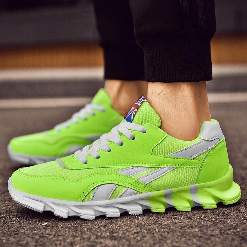 Fashion Mens Running Light Breathable Shoes Mens Sneakers Light Weight Running Elegant Soft Sneakers Comfortable Athletic Running Sneakers