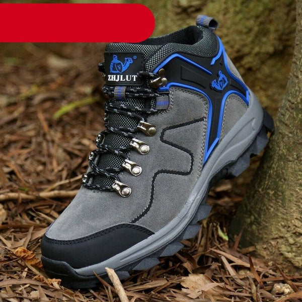 Fashion Outdoor Men's Sports Hiking Boots Wear-Resistant Hiking Men's Fashion Non-slip Waterproof Walking Boots Lightweight Comfortable Sport Ankle Shoes Outdoor Winter Mens Shoes