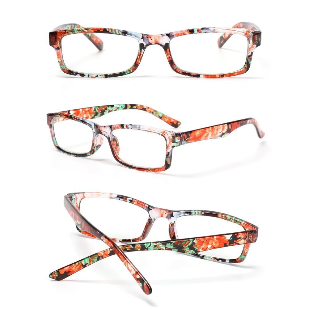 Fashion Reading Eyeglasses Men Women High Definition Transparent Optical Eyewear Anti Blue Eye Protection Eyeglasses Transparent Optical Eyewear With Diopter +1.0~+ 4.0