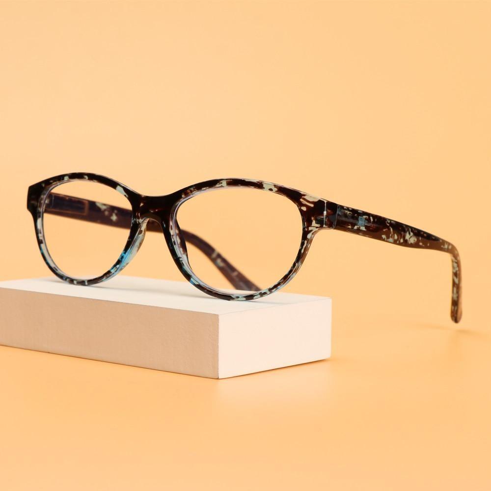 Fashion Reading Eyeglasses Men Women High Definition Transparent Optical Eyewear Anti Blue Eye Protection Eyeglasses Transparent Optical Eyewear With Diopter +1.0~+ 4.0