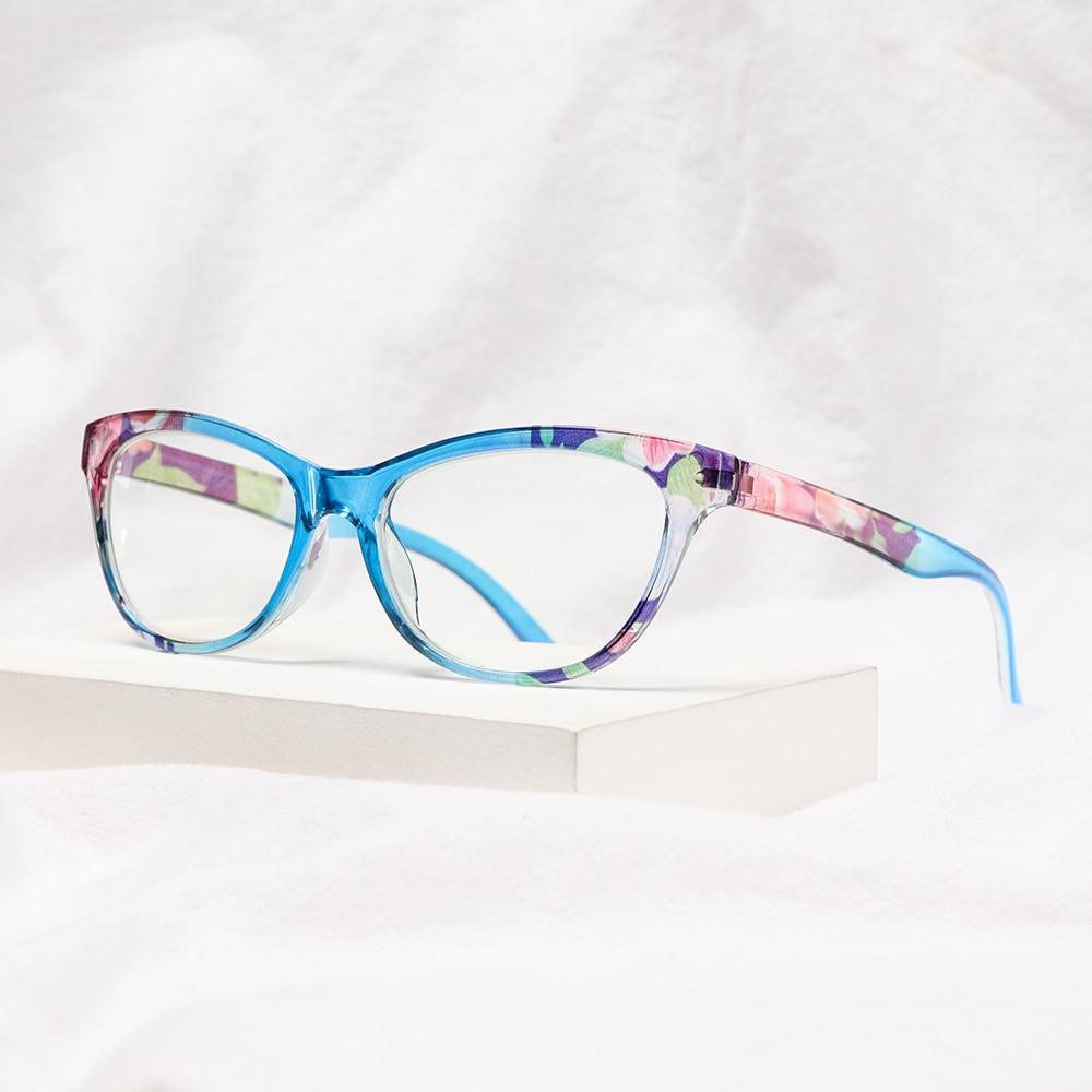 Fashion Reading Eyeglasses Men Women High Definition Transparent Optical Eyewear Anti Blue Eye Protection Eyeglasses Transparent Optical Eyewear With Diopter +1.0~+ 4.0