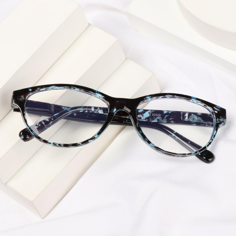 Fashion Reading Eyeglasses Men Women High Definition Transparent Optical Eyewear Anti Blue Eye Protection Eyeglasses Transparent Optical Eyewear With Diopter +1.0~+ 4.0