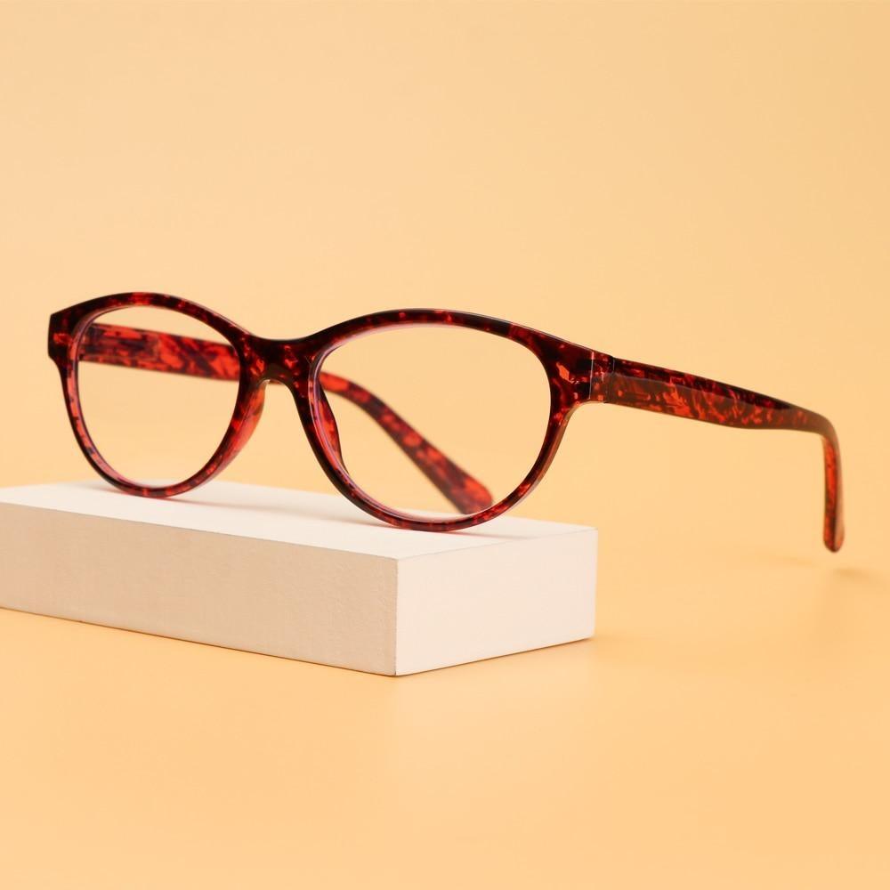 Fashion Reading Eyeglasses Men Women High Definition Transparent Optical Eyewear Anti Blue Eye Protection Eyeglasses Transparent Optical Eyewear With Diopter +1.0~+ 4.0