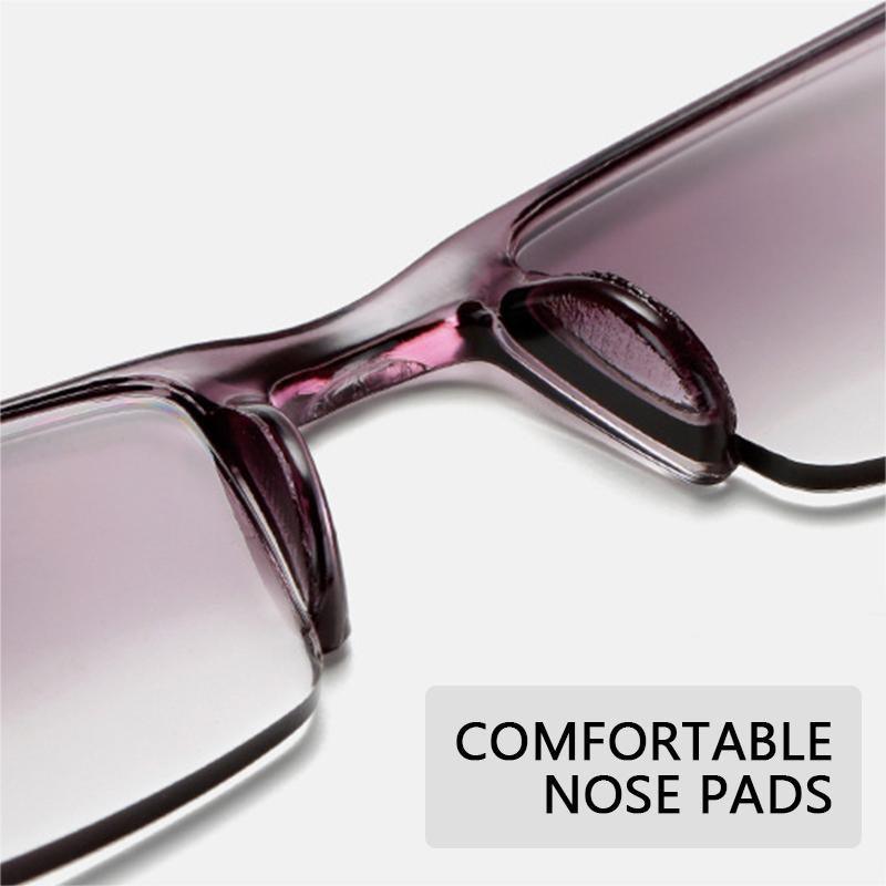 Fashion Reading Glasses Men Women Clear Lens Half Frame Presbyopic Eyewear For Reader Computer Reading Glasses For Women And Men Fashion Rectangle Eyewear Frame