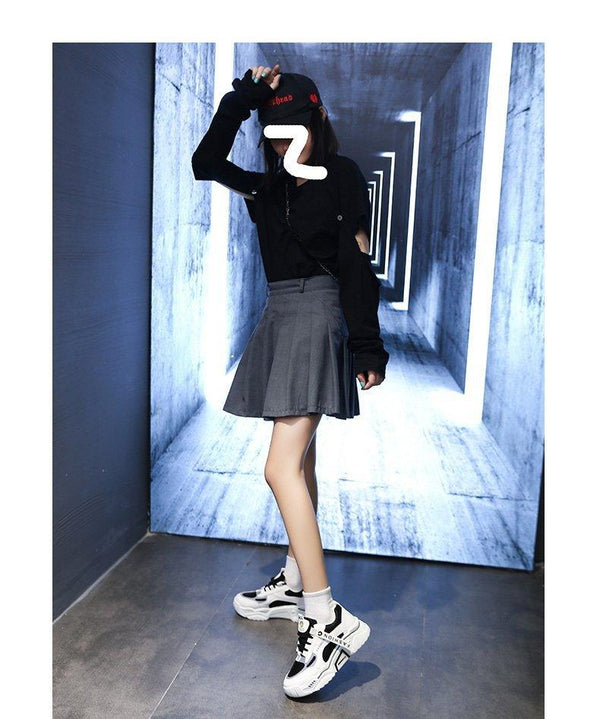 Fashion Spring Reflective Women Sneakers Lace Up Chunky Sneakers Mixed Color Women's Lightweight Casual Everyday Walking Fashion Chunky Sneakers