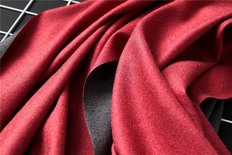 Fashion Winter Solid Soft Scarf Cashmere Lightweight Scarves Shawls Cashmere Escharpe Scarfs Lightweight Shawls Hijabs Shawls Escharpe Elegant Wrap Blanket Bandana Tassel For Lady