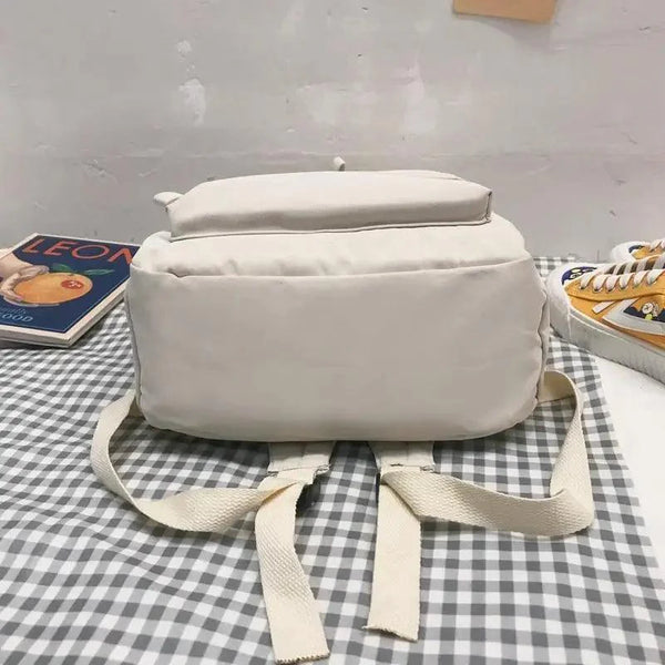 Fashionable Backpack And School Bag For Teenager Girls Stylish Anti Theft Laptop Shoulder Bags Solid Color Travel Backpack