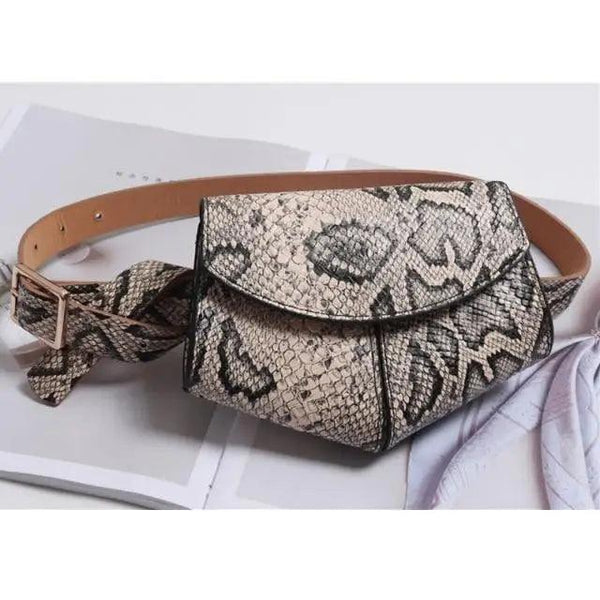 Fashionable Design Mini Adjustable Belt Waist Fanny Bag Ladies Cute Bag Women's Style Leather Pouch