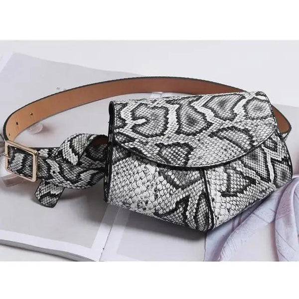 Fashionable Design Mini Adjustable Belt Waist Fanny Bag Ladies Cute Bag Women's Style Leather Pouch