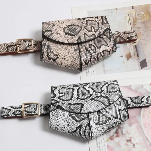 Fashionable Design Mini Adjustable Belt Waist Fanny Bag Ladies Cute Bag Women's Style Leather Pouch