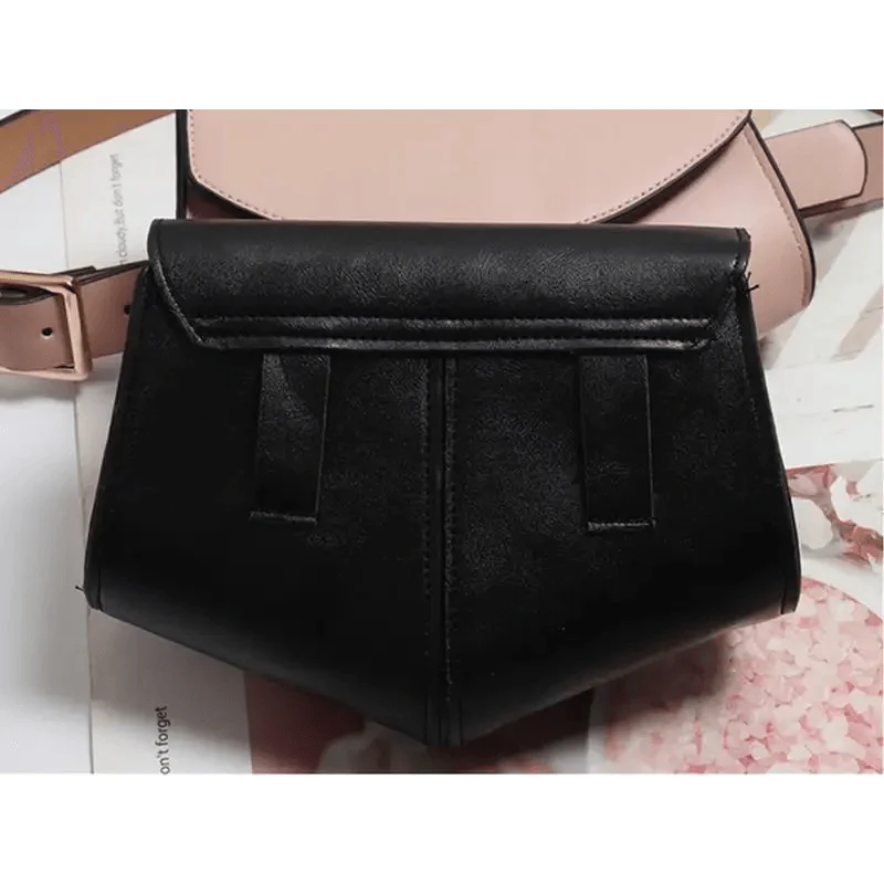Fashionable Design Mini Adjustable Belt Waist Fanny Bag Ladies Cute Bag Women's Style Leather Pouch