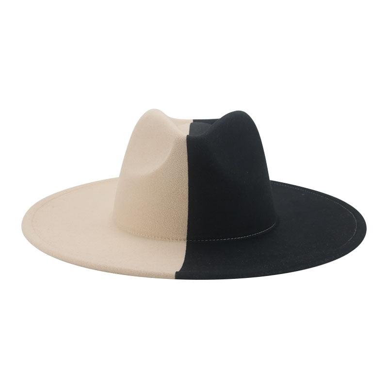 Fashionable Fedora Hats Women Wide Brim Dress Caps  Women's Fedora Hats Elegant Wide Brim Fedora Hat  Wedding Men Hat Warm Retro Style Belt 56-58cm