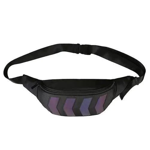 Fashionable Flash Reflective Chest Bag Iridescent Belt  Bum Bag For Travel Festival Sports Unisex Waist Bags