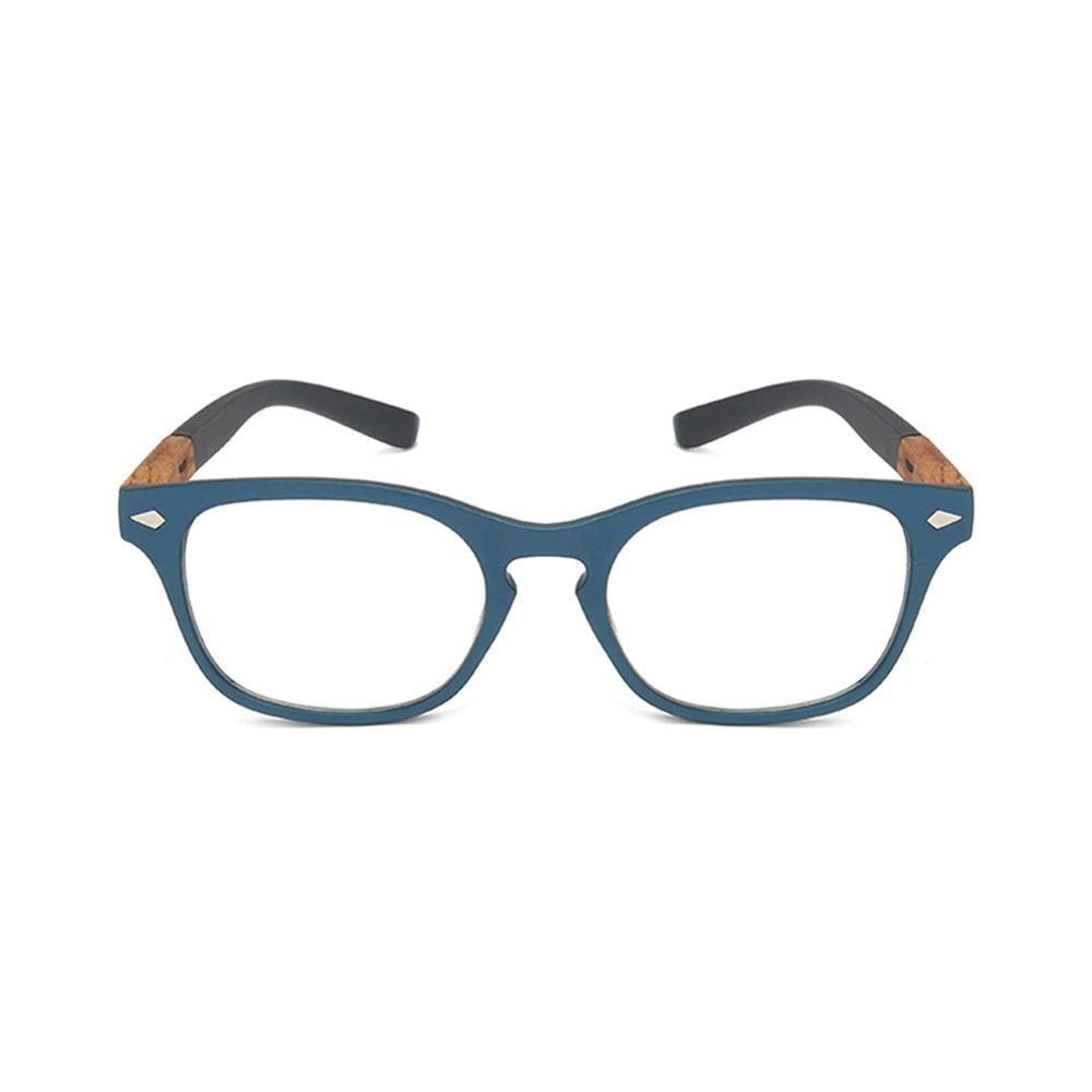 Fashionable Lightweight Frames Sunglasses Design Stylish Wood Grain Reading Glasses For Women Men Fashion Presbyopia Eye Glasses Male Diopter Modern Eyewear