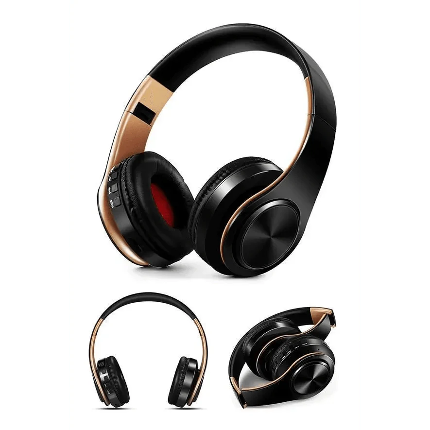 Fashionable  Stereo Earphones Bluetooth Foldable Headphone Music Headset Trendy Headset Lightweight Portable Headphones