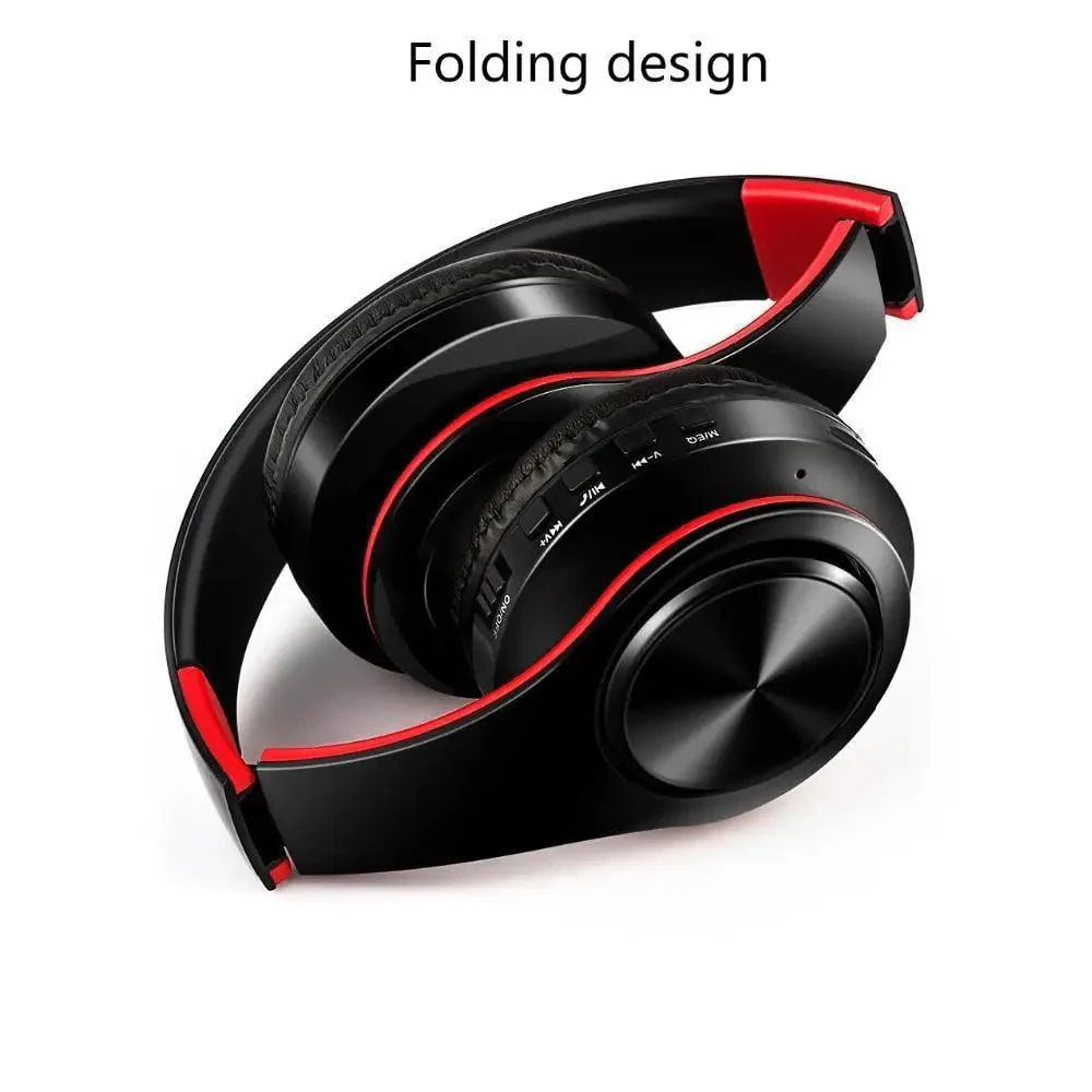 Fashionable  Stereo Earphones Bluetooth Foldable Headphone Music Headset Trendy Headset Lightweight Portable Headphones