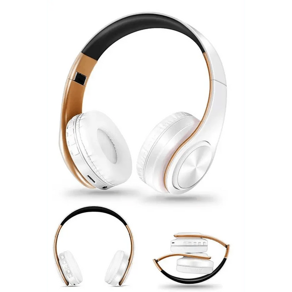 Fashionable  Stereo Earphones Bluetooth Foldable Headphone Music Headset Trendy Headset Lightweight Portable Headphones