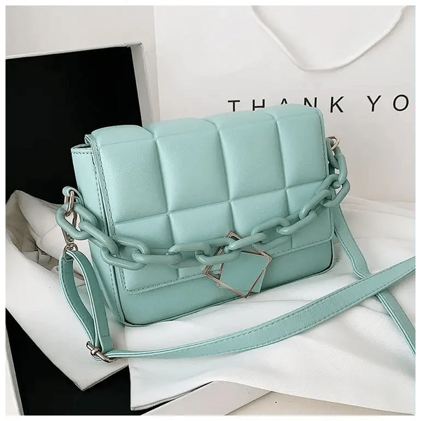 Fashionable Women's Bag Autumn Winter Female Literary Single-Shoulder Bag Chain Design Cross-Body Bag Trendy Women's Bag