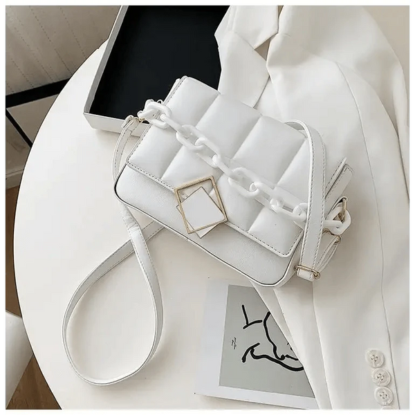 Fashionable Women's Bag Autumn Winter Female Literary Single-Shoulder Bag Chain Design Cross-Body Bag Trendy Women's Bag