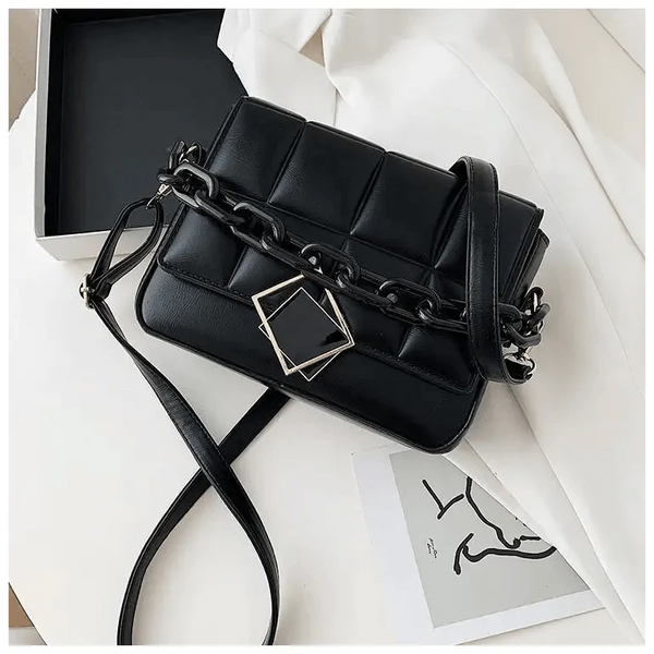 Fashionable Women's Bag Autumn Winter Female Literary Single-Shoulder Bag Chain Design Cross-Body Bag Trendy Women's Bag
