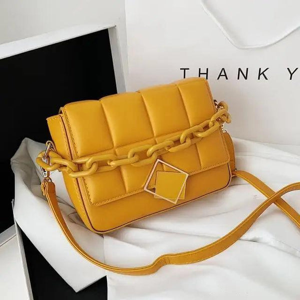 Fashionable Women's Bag Autumn Winter Female Literary Single-Shoulder Bag Chain Design Cross-Body Bag Trendy Women's Bag