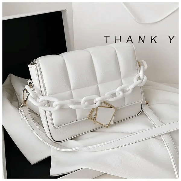 Fashionable Women's Bag Autumn Winter Female Literary Single-Shoulder Bag Chain Design Cross-Body Bag Trendy Women's Bag