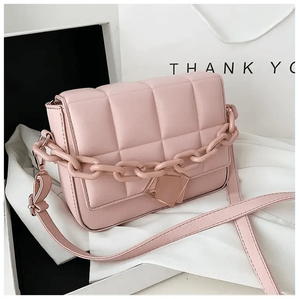 Fashionable Women's Bag Autumn Winter Female Literary Single-Shoulder Bag Chain Design Cross-Body Bag Trendy Women's Bag