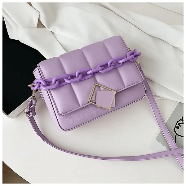 Fashionable Women's Bag Autumn Winter Female Literary Single-Shoulder Bag Chain Design Cross-Body Bag Trendy Women's Bag