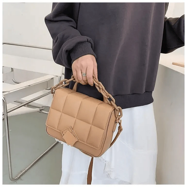 Fashionable Women's Bag Autumn Winter Female Literary Single-Shoulder Bag Chain Design Cross-Body Bag Trendy Women's Bag