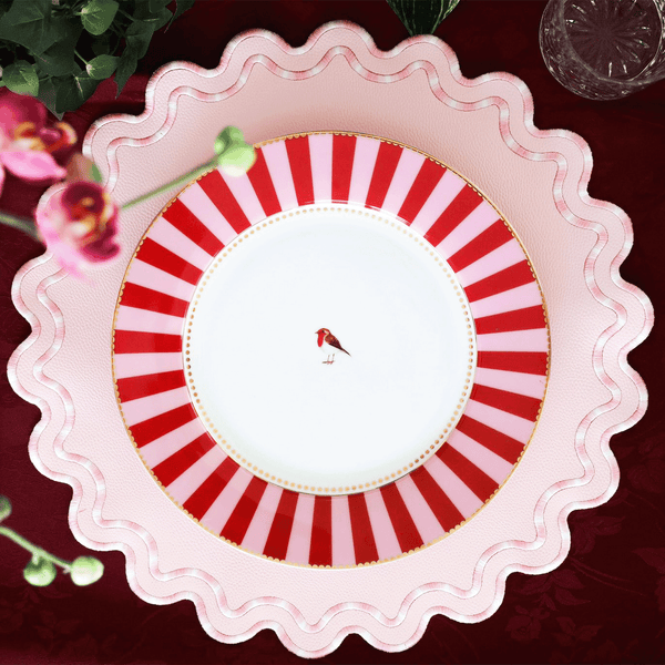 ELYSIAN PINK FAUX LEATHER PLACEMAT (Set Of 4)