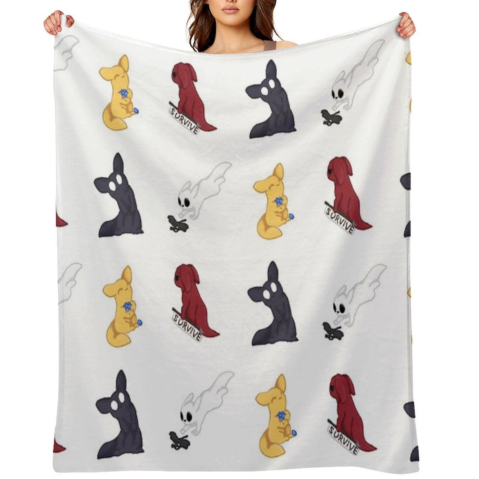 Rain World Slugcats Throw Blanket