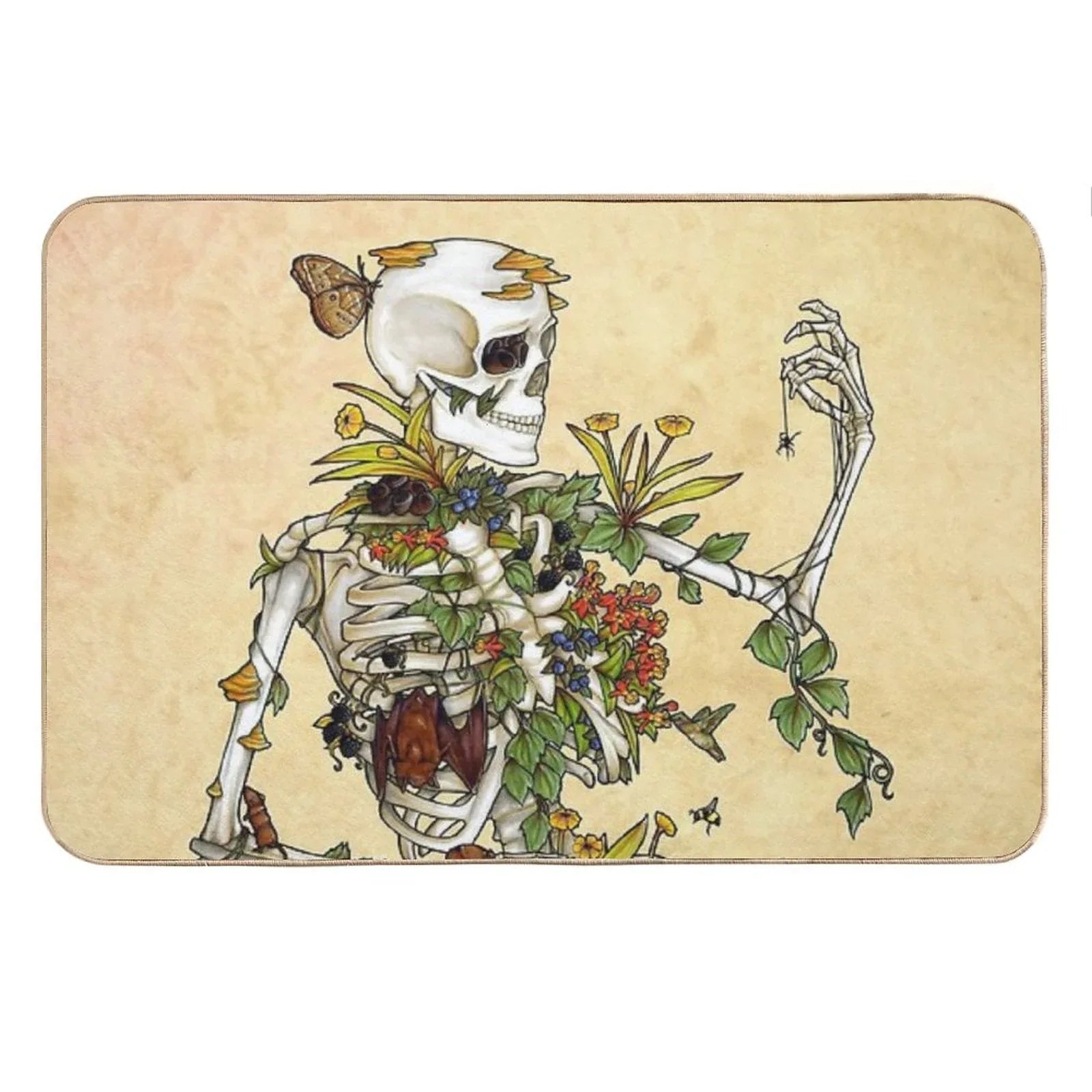 Bones And Botany Bath Mat