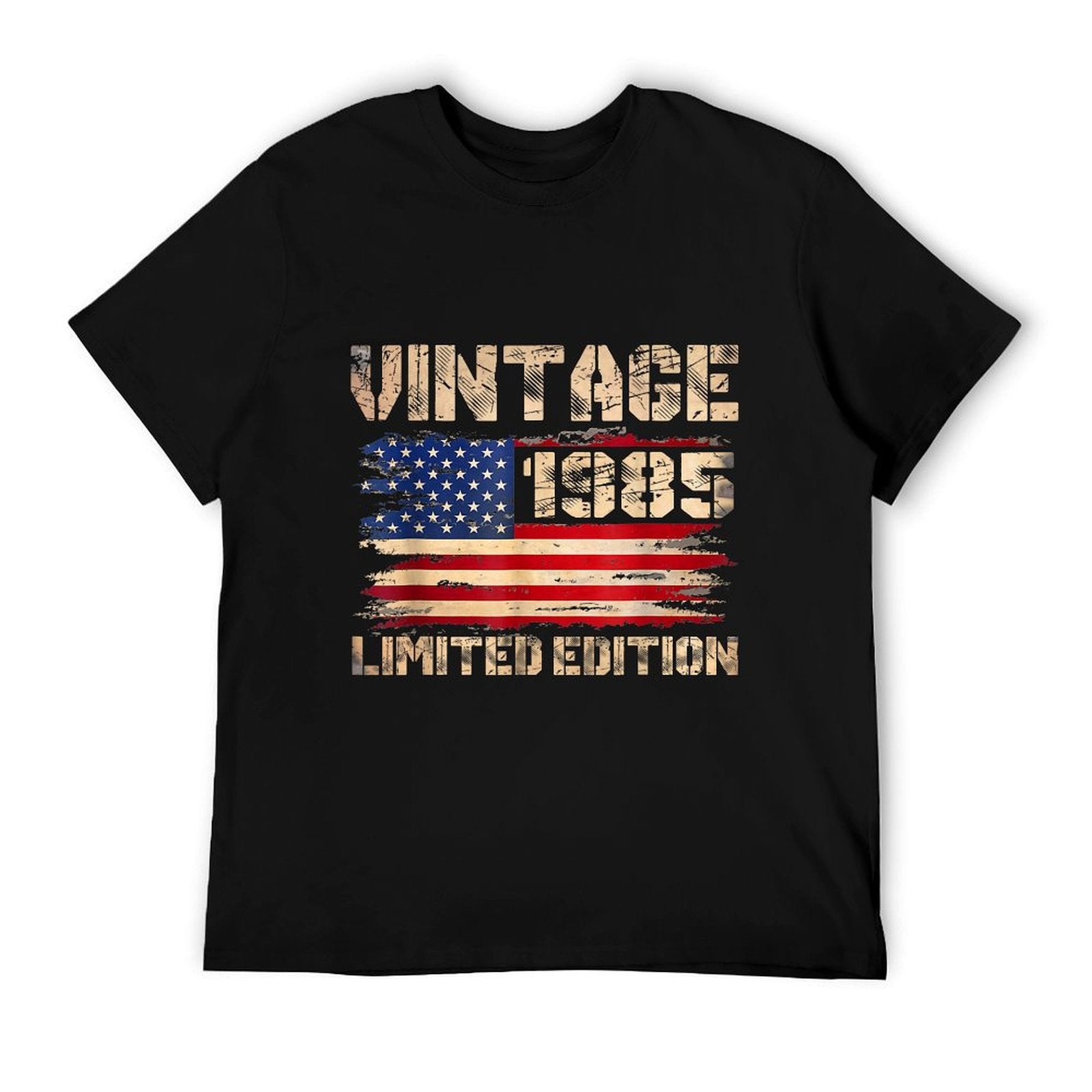 Vintage 1985 40th Birthday Gifts 40 Year Old American Flag T-Shirt BionZax