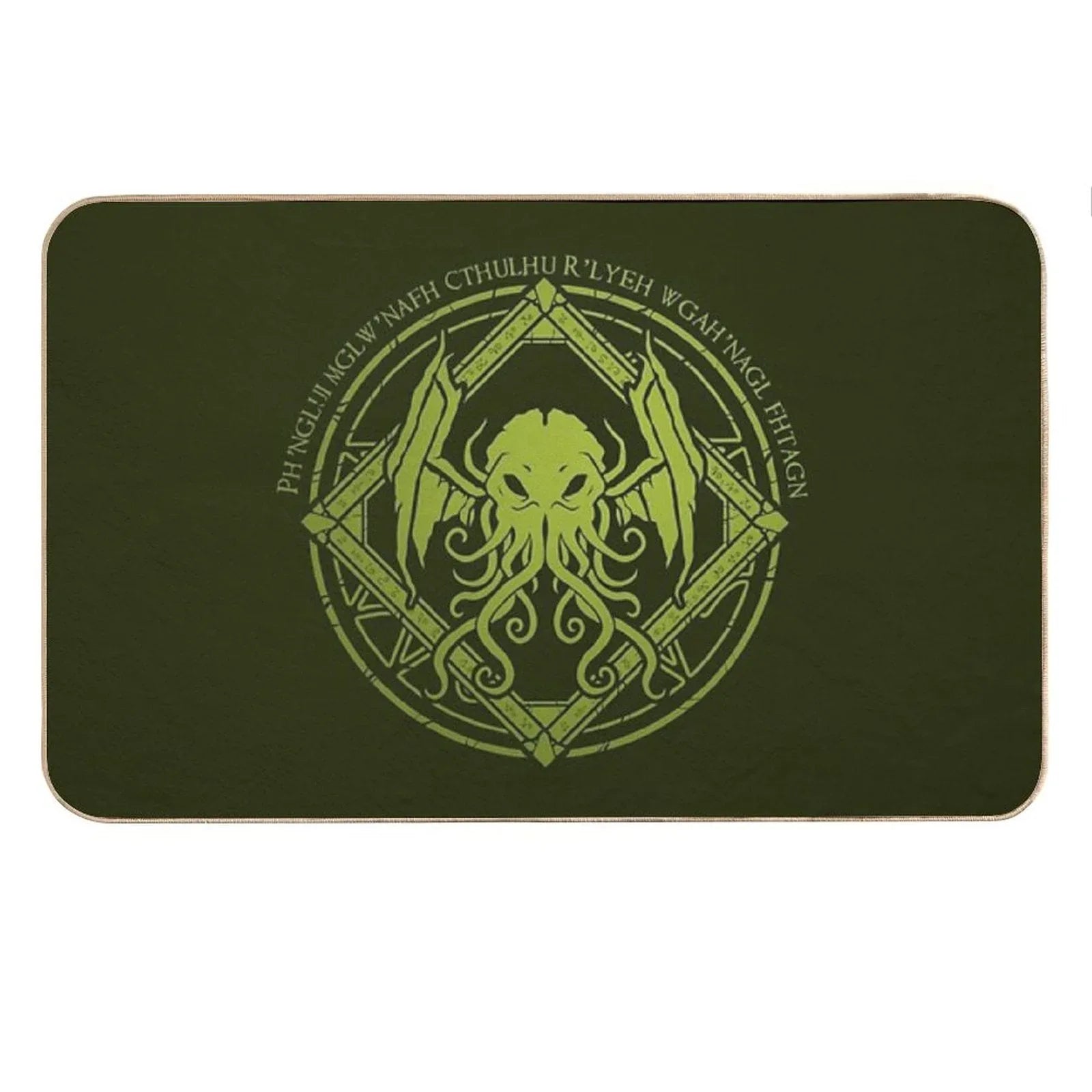Cthulhu - Lovecraft - Chant Design Bath Mat