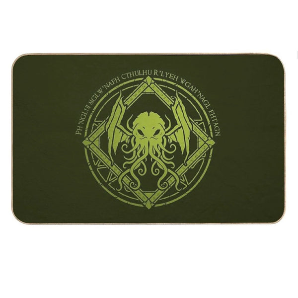 Cthulhu - Lovecraft - Chant Design Bath Mat