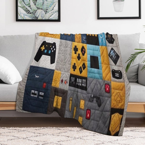 Gaming Duvet Cover Get A Comfortable And Cozy Night's Sleep Wrinkle-free Throw Blanket