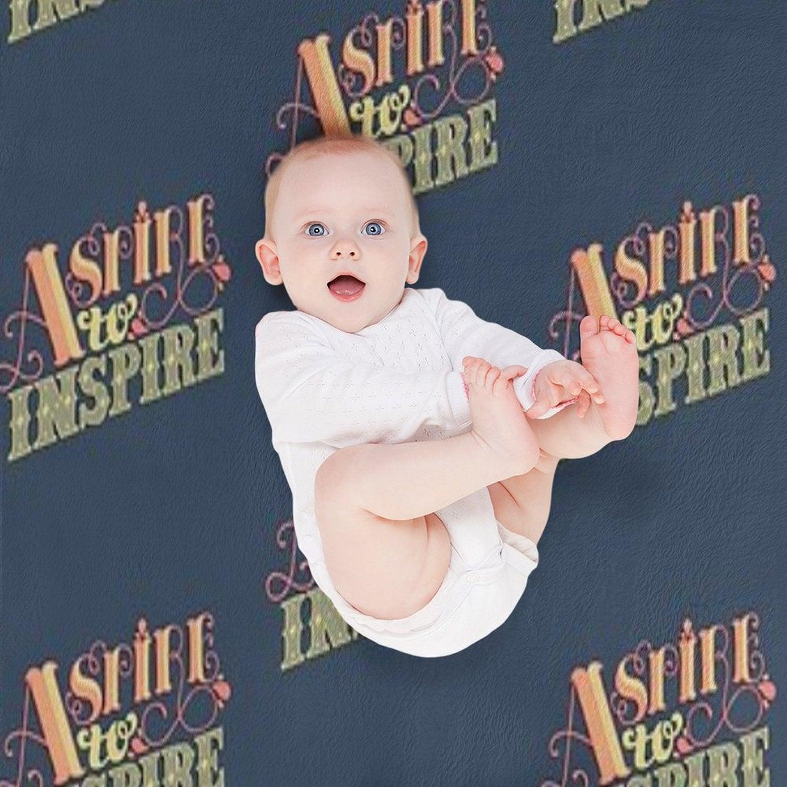 Aspire to Inspire Throw Blanket