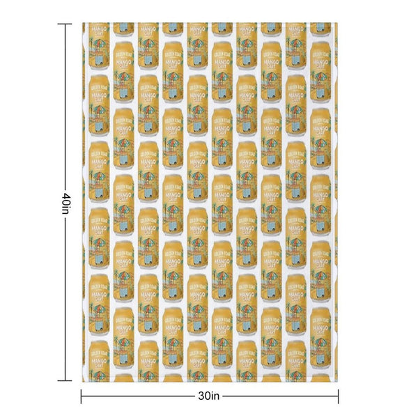 Golden Road Mango Cart Compact Throw Blanket