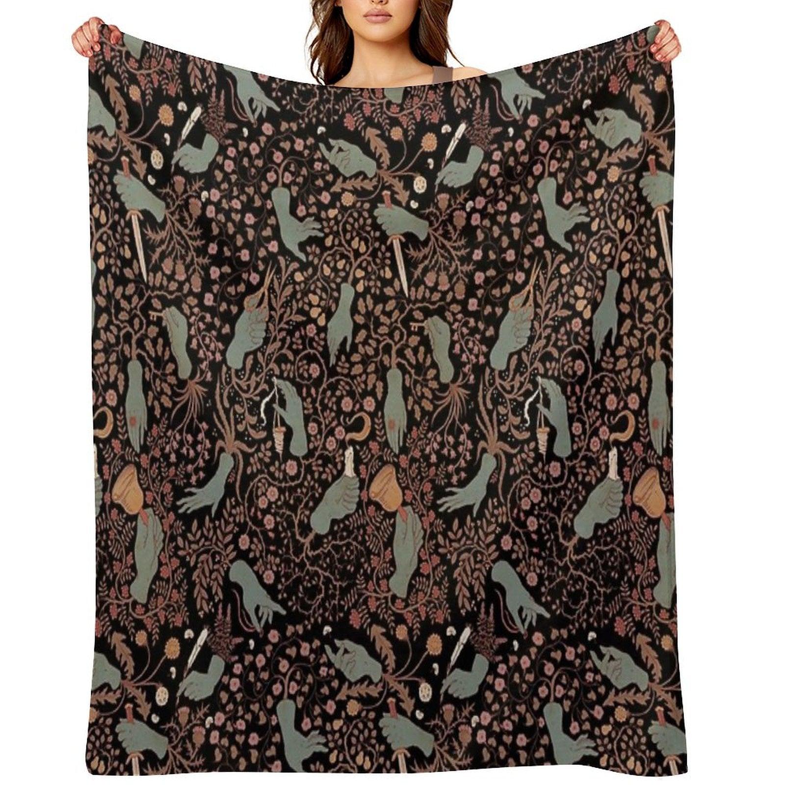 Your Hands Are Cold Throw Blanket