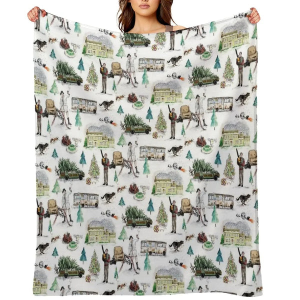 Lampoons Christmas Throw Blanket