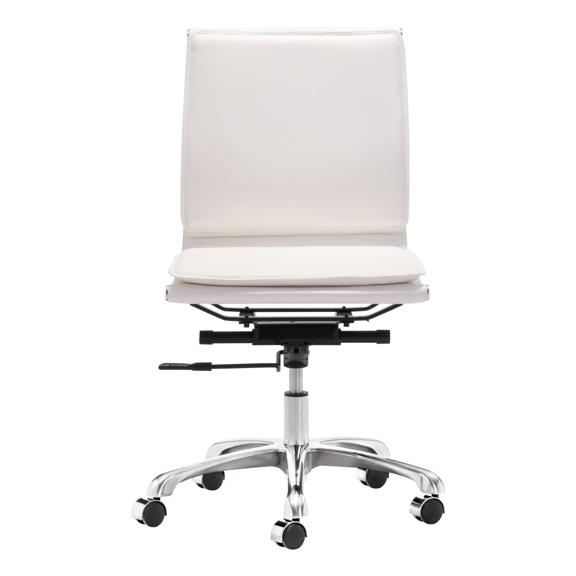 Lider Plus Armless Office Chair White